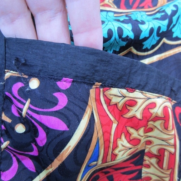 Rock Creek Track jacket Windbreaker Women's S Floral Full Zip Y2K Vintage Retro - Picture 15 of 15